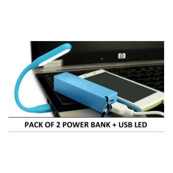 Pack Of PORTABLE LED LAMP  POWER BANK
